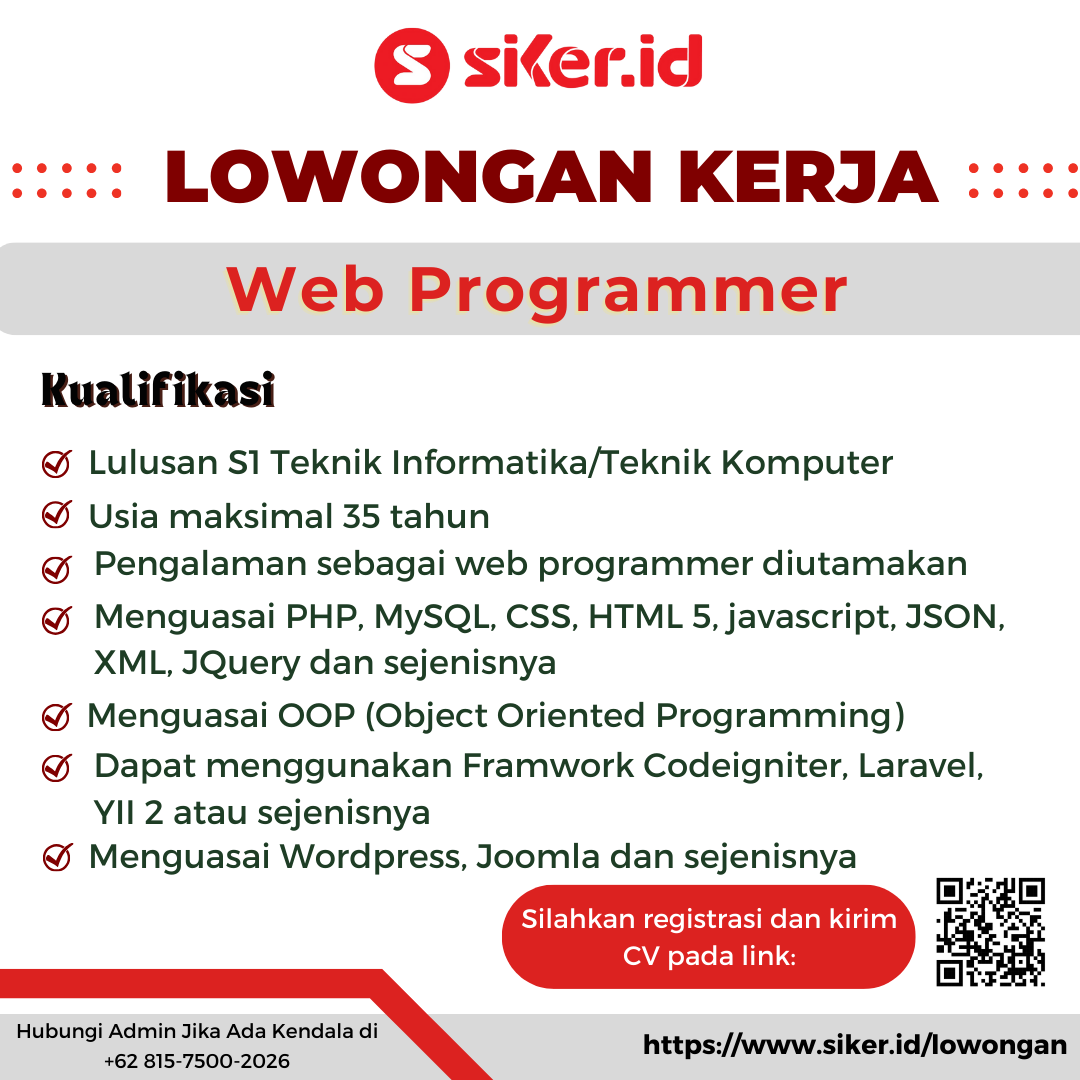 Web Programmer - PT Solusi Sistem Nusantara